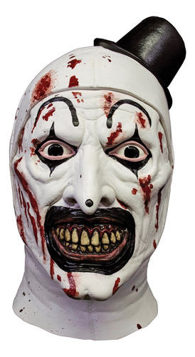 Máscara Art The Clown Payaso Terrifier Trick Or Treat Terror Rojo Películas Y Series