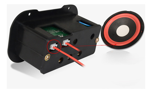 Bocina De La Placa Del Amplificador De La Potencia Del Bajo