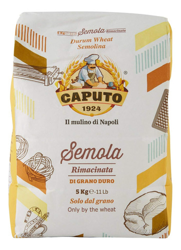 Semola Rimacinata Para Pan Y Pasta Fresca Caputo 5kg