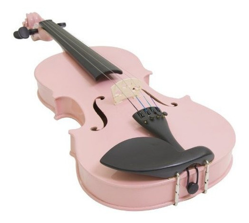 Imagen 7 de 8 de Mendini 3/4 Mv-pink Violín De Madera Maciza Con Estuche
