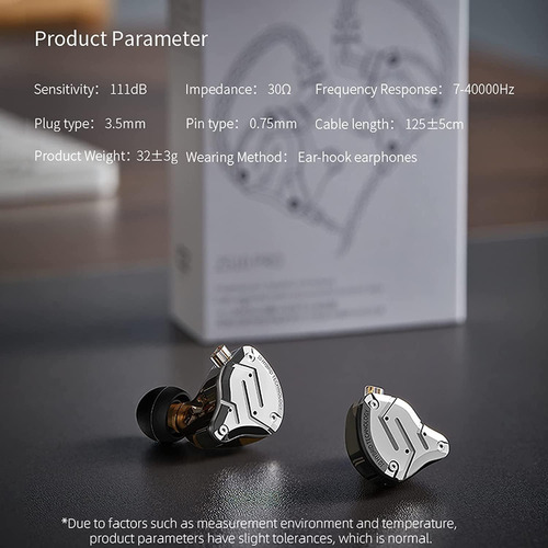 Kz Auriculares 4ba+1dd Multi Driver In Ear Earphone Iem Z...