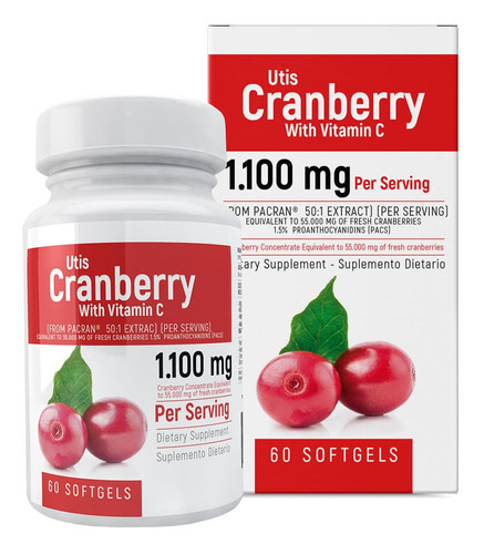 Maximum Canberry D-mannose & Pacran 60 Softgels