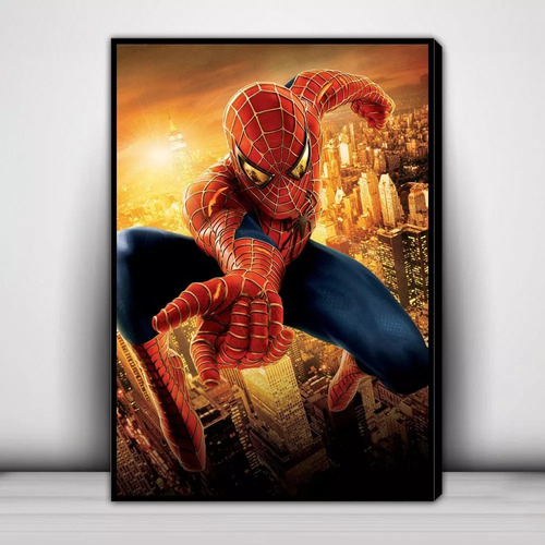 A Juego De Pintura De Diamante Para Bricolaje Hombre Araña,