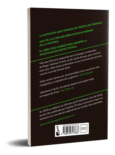 Imagen 2 de 4 de El Asesinato De Roger Ackroyd De Agatha Christie - Booket