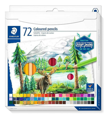 Lápis De Cor Staedtler Design Journey Com 72 Cores 146c C72