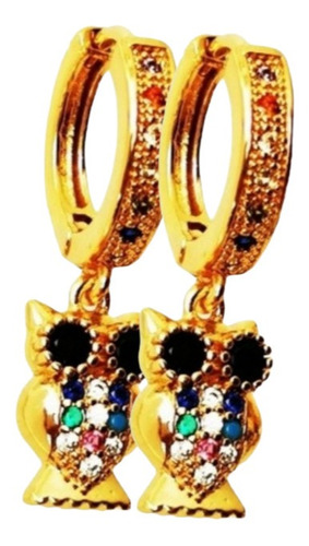 Aretes Flor-abeja Oro 18kt Lam Para Niña Y Mujeres.