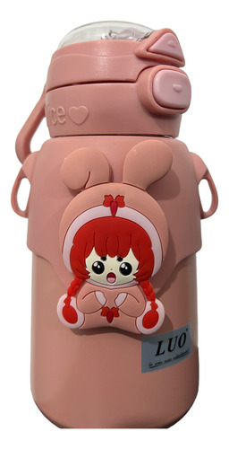 Botella Térmica Infantil 500ml Rosa