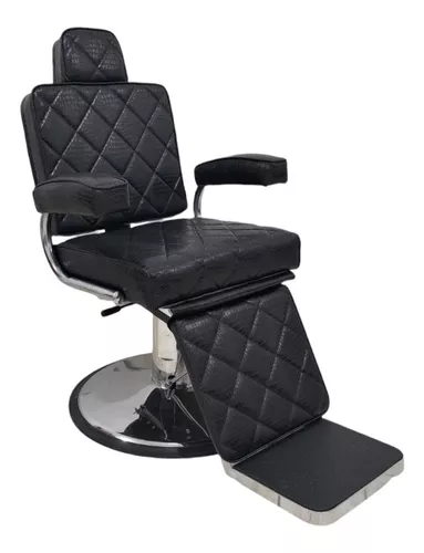 Cadeira de Barbeiro Barber London Base Cromada