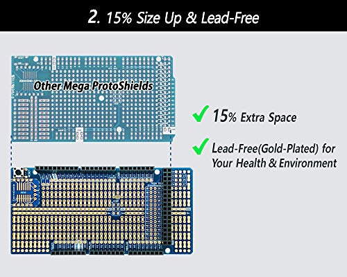 Kit Electrocookie Proto Shield Compatible Con Arduino Mega