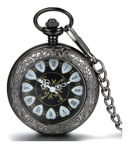 Reloj De Bolsillo Mecánico Steampunk Vintage Elegante Cuerda