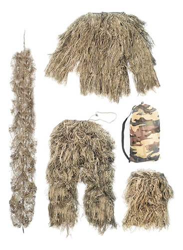 Traje Ghillie Para Adultos, Ropa Con Bolsa De