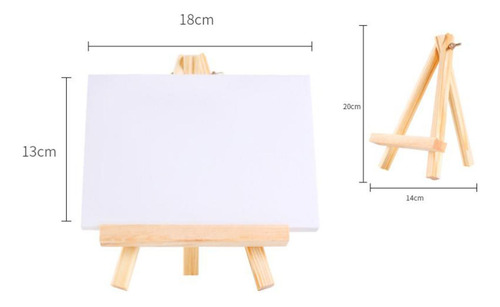 Mini Caballete De Madera Para Niños, Exhibición De