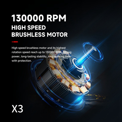 Ventilador Turbo Jet X3 Upgrade, Potente Ventilador 130000r