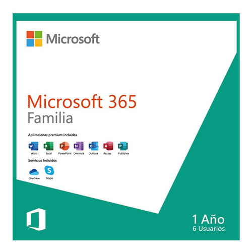 Imagen 1 de 1 de Microsoft 365 Familiar 6 Usuarios 30 Equipos 1 Año - Office