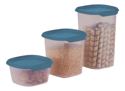 Tupperware Modulares Fresh Cuadrados 