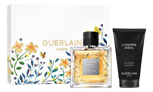 Set Guerlain L'homme Ideal Edt 100ml Volumen De La Unidad 100 Fl Oz