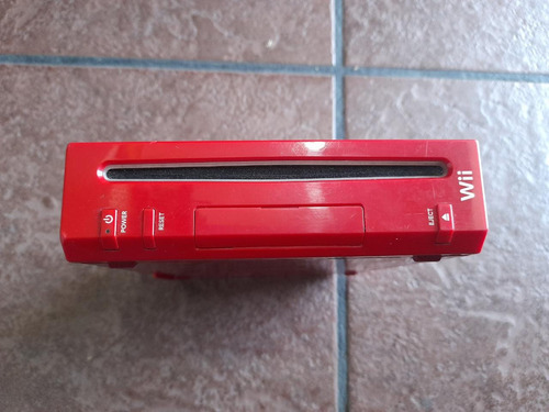 Nintendo Wii Color Rojo Edicion Mario Bros 25 Aniversario (Usado)