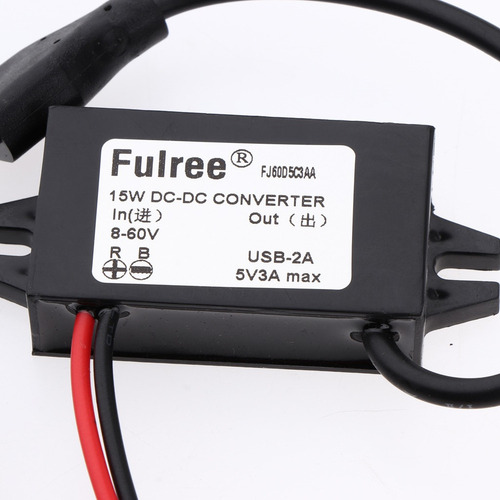 Yn Dc 8-60v A 5v / 3a Dc Convertidor De Voltaje Voltio Con