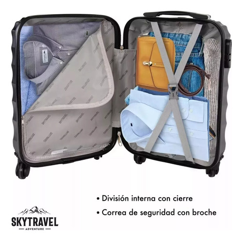 Maleta De Viaje De 24puLG, Candado Y Ruedas 360* Cap.20 Kg