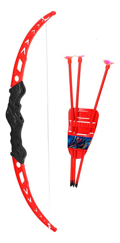 Brinquedo Infantil Arco E Flecha Spider-man Etitoys Cor Azul E Vermelho