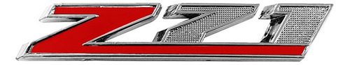 Letras Z-71 Colorado 12-19 Cromo Rojo 2pz
