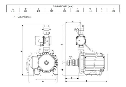 Bomba Presurizadora Rowa Max Sfl 26 6 Consumos Tanq Elevado