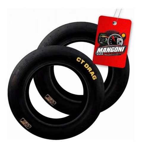 Par De Pneu Arrancada Ct Drag Ag Slick 215 50 Aro 15 Pista.