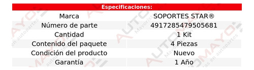 Un Jgo Gomas Radiador Soportes Star Malibu V6 3.1l 1997-2003