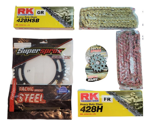 Kit Transmision Honda Xr 125 / 150  17/49  El Rutero Motos