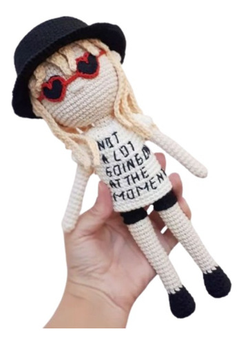 Muñeca Taylor Swift  Not A Lot  Amigurumi Tejida - Pipelino