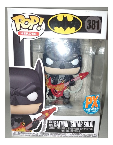 Funko Pop Batman ( Guitar Solo ) #381 Px Exclusive