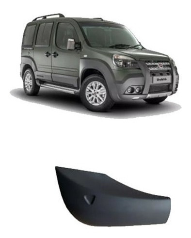 Moldura Estribo Traseiro Direito Doblo 2011 2012 2013 Fiat