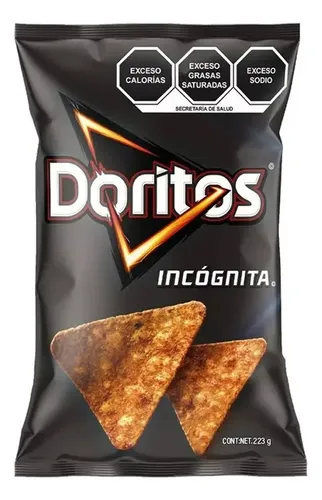 Doritos Incógnita Sabor Chile Y Especias 223 G 10 Pzas | Envío gratis