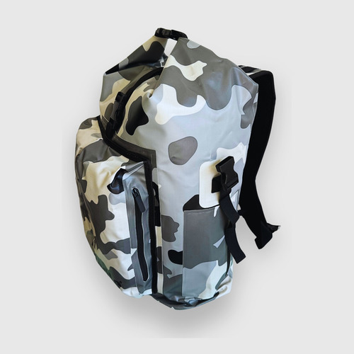 Bolso Mochila Impermeable Outdoor Turtle Outlander 30l Ttm Color Gray camouflage Diseño de la tela Camuflage