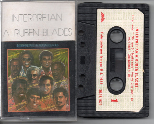 Interpreta A Ruben Blades  Cassette Ricewithduck