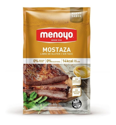 Mostaza Menoyo Doy Pack X 60 Gr