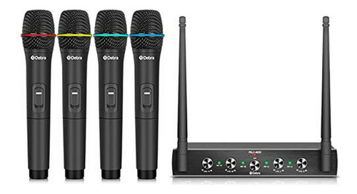 Debra Audio Pro Uhf - Sistema De Micrófono Inalámbrico De 4 