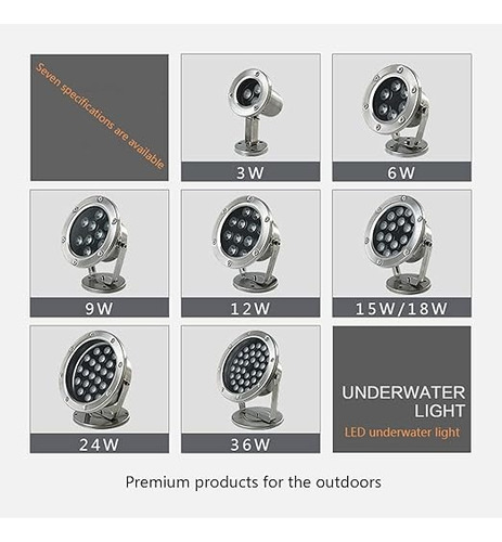 Lampara Luz Led Pileta Piscina Ip69 12v 36w Sumergible Rgb