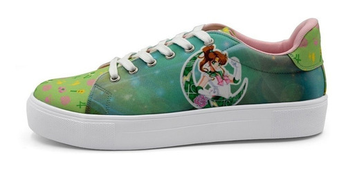 Sailor Moon Jupiter Anime Tenis Agujeta 