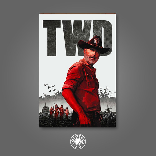 Lamina Poster Afiche A3 Twd The Walking Dead 29,7x42cm