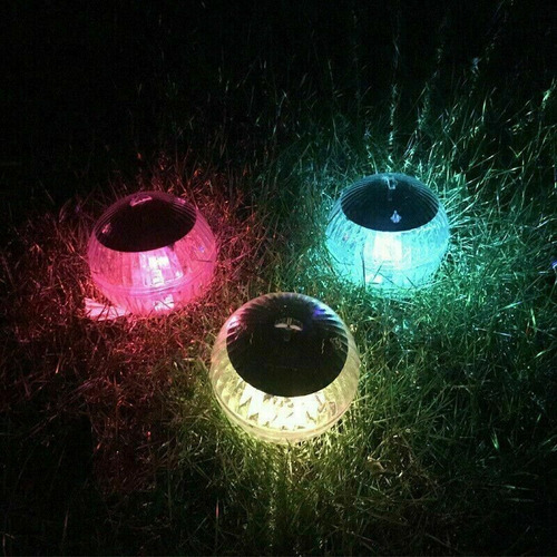 Lámpara Solar Flotante Para Alberca, 2 Piezas, Luz De Suelo