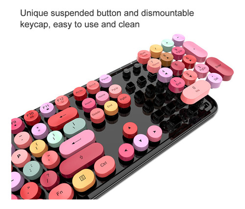 Nuevo Ratón Inalámbrico Con Teclado Mecánico - Diseño De