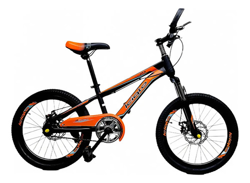 Bicicleta infantil deportiva Alemine R20 Sport Mountain Color naranja Tamaño del cuadro 20