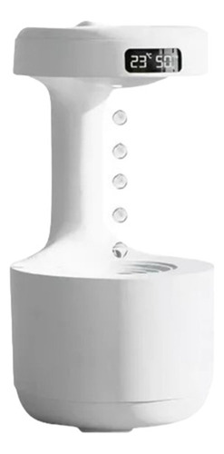 Humificador Antigravedad Gota Agua 600ml Recargable Reloj