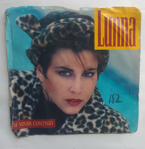 Vinilo Single Lunna Vivir Contigo 