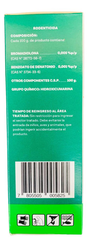 Kit Desratización Rastop Minibloque100grslisto Para Usar(10)