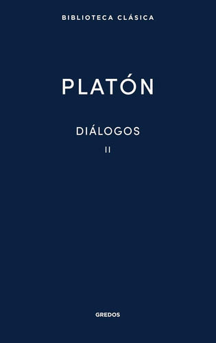 Libro Diálogos Ii Platón Gredos