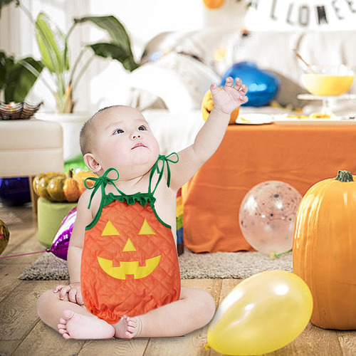 Disfraz De Calabaza Bebé Disfraz De Calabaza De Halloween Li