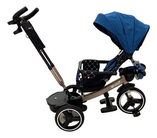 Imagen 3 de 7 de Triciclo Paseador Asiento Reversible Ebaby