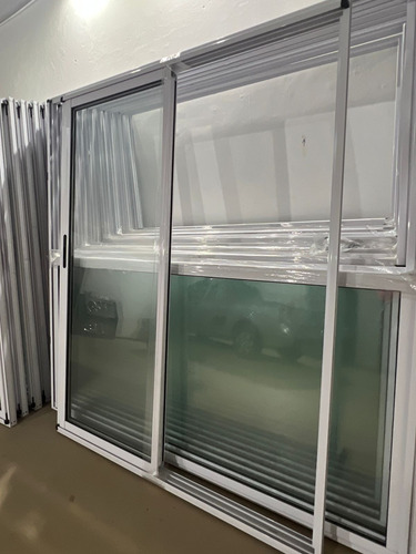 Ventana Balcon 150x200 Blanca Modena Linea Reforzada Blanco